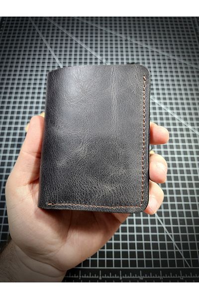FH LEATHER GOODS Genuine Leather Handmade Wallet with Card Holder (Personalized name can be written.)