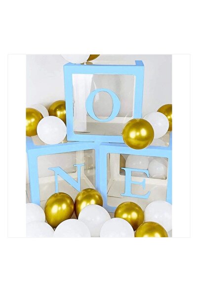 ALYA PARTİ 3’lü ONE Yazılı Kutu 25x25 Balonlu