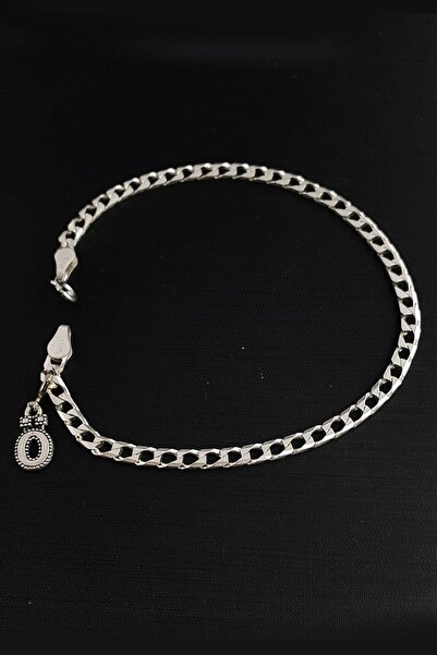 OSESHOP 925 ayar Gümüş Erkek Harfli Bileklik