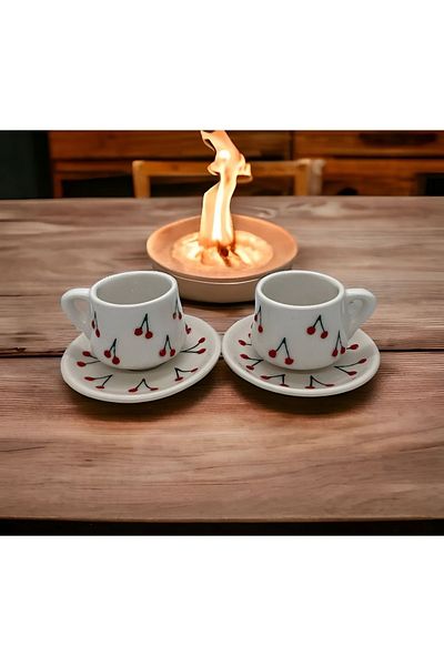 nutyaart Ceramic Cup Dress Gift Set of 2