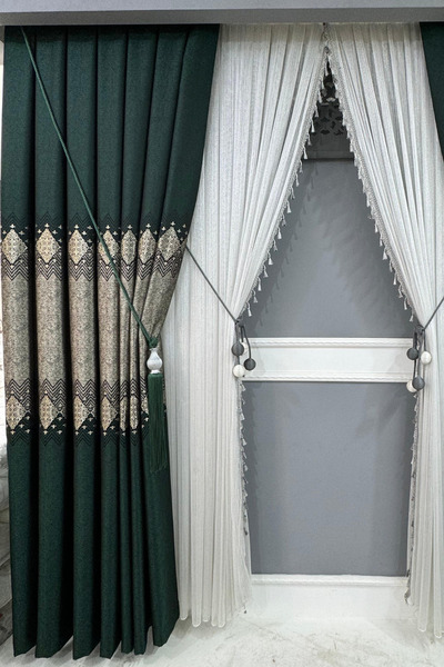 perhal perde ve halı 1-3 SIK PİLE PANO FON PERDE, PLATİN MODEL TEK KANAT FON ...