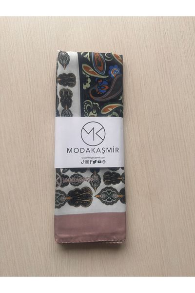 Modakaşmir شال حريري ناعم من القطن العرقي