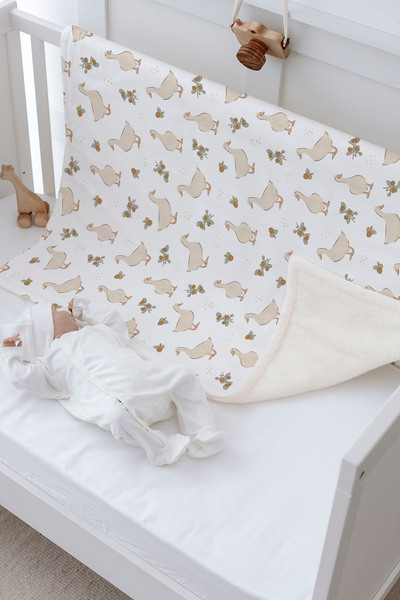 Tuğba Kuğu Bohemian Duck - Double Face Plush Blanket