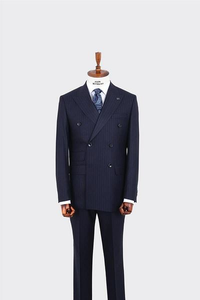 Kadir Büyükkaya Men's Double Breasted Suit-Kaw1263W