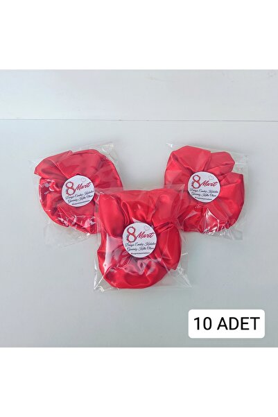 ORGANİZASYON HEDİYEM 10 Pcs Women's Day Concept Preparated Satin Buckle - 8 M...