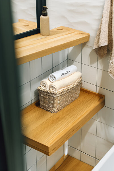 HAKİCİ Özel Üretim Çok Amaçlı Doğal El Yapımı Hasır Havluluk Organizer