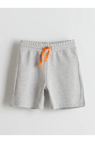 LC Waikiki Lcw Eco Anthracite Elastic Waist Boys' Shorts 2 Pcs