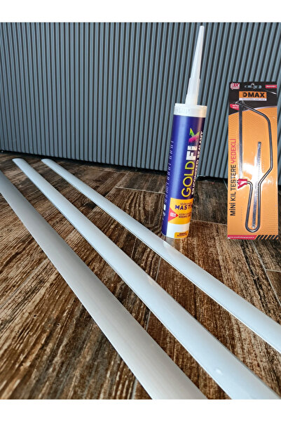 KMS HOME Kapı Eşik Çıtası kendinden yapışkanlı 3 adet + mastik 1 adet+ tester...