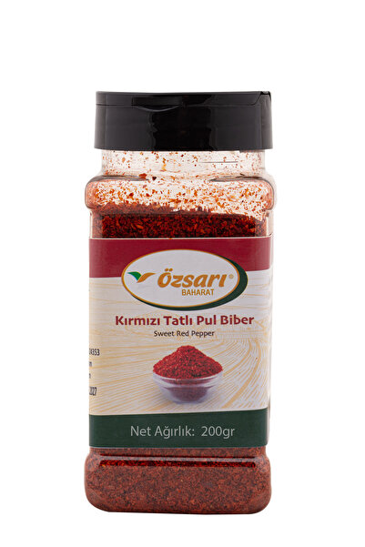 Özsarı Bakliyat Katkısız Gaziantep Kırmızı Tatlı Pul Biber 200 Gr