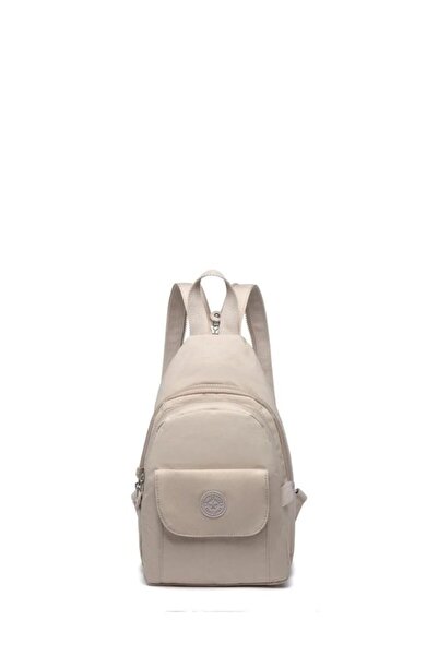 SMART BAGS حقيبة ظهر نسائية باللون البيج المجعدة طراز SMB1237