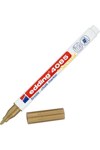 STOREMAX Knn 4085 Chalk Marker - Gold - 1 Chalk Marker - Simurg with a Round Tip of 1-2 mm 1094518