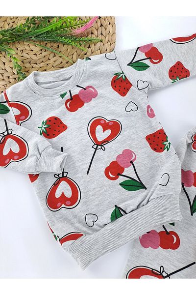 Butik Σετ Πιτζάμες Κοριτσιών / Αγοριών 2 νήματα χωρίς ανάγλυφο Εποχιακό Σετ Πιτζάμες Εποχιακής Εκτύπωσης
