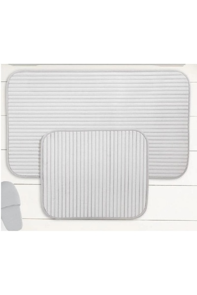 boragarage سجادة حمام مادام كوكو ماتيلدا - 60 × 100 سم و 50 × 60 سم (قطعتين)