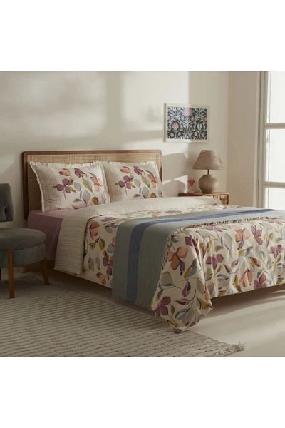 Karaca Home Piko Doppelbett Bettwäsche und Decken Set
