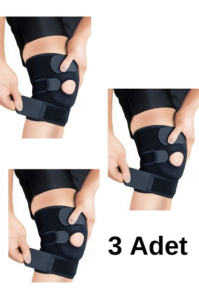 EMBA KORSE Size Free Sports Knee Pads - Neoprene Knee Corset and Bandage