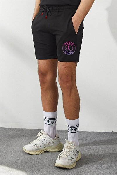 DEEPSENCE Erkek Yazlık Penye Şort Bermuda Kapri Slim Fit Jogger