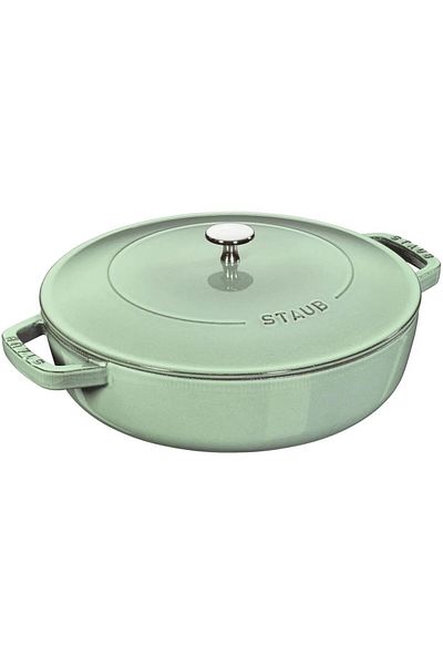 STOREMAX 28 cm Chistera Saute Pot - Sage