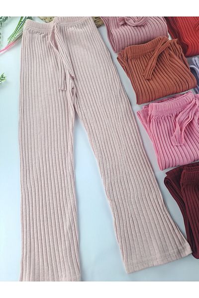 Butik Girls' Summer Pants Corded Fabric 2 Pieces (Please Specify Your Color Choice with Order Message