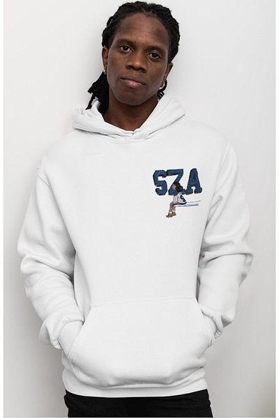 Fuddy Moda Φούτερ με κουκούλα Unisex Oversize Sza Playlist