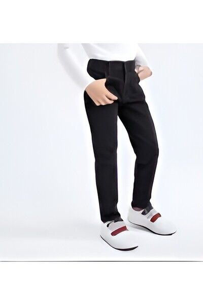 Pars Erkek Çocuk Siyah Slim Fit Likralı Esnek Jeans Erkek Kot Pantolon