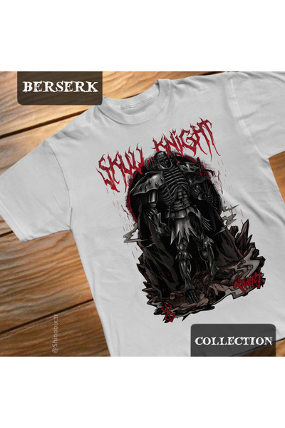 SHINOBIX Berserk Anime / Manga Guts Skull Knight Oversized T-Shirt