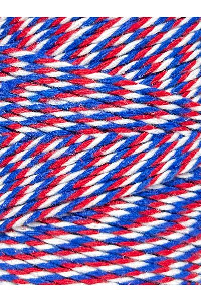 Akduman İplik 200Mt Red - Blue - White Packing Rope 200Gr