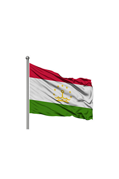 Genel Markalar Tacikistan Devleti Bayrağı - Premium Raşel Kumaş 100x150cm