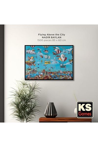 STOREMAX Fly Puzzle over the City 1500 Pieces Games New Nars10 1051066