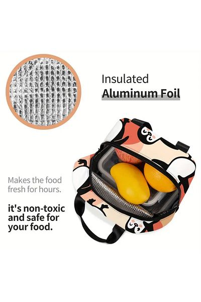 bundle island Penguin Figured Insulated Hot Cold Lunch Box