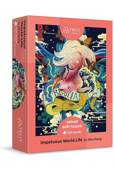 STOREMAX Smgshop 37421 500 Pieces Velvet Cover Unique Graphic Poster Set Adults and Children over 10 Years Old