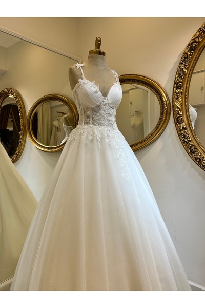 GAMZE Gelinlik,gelen gelinlik,sade gelinlik