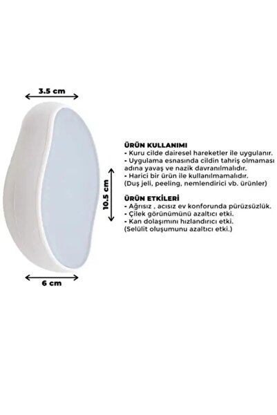 LUPİX Crystal Eraser Epilasyon Aleti Tüy Silgisi Tüy Alıcı Fiziksel Kristal Epilatör