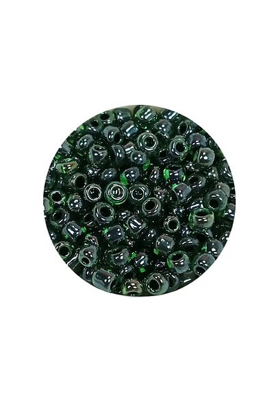 Royaleks Bright Green Cast Glass Sand Beads - 3 Mm, 20 Grams, Bnc162