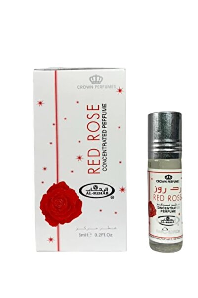 Al Rehab perfumes عطر الورد الأحمر المركز 6 مل