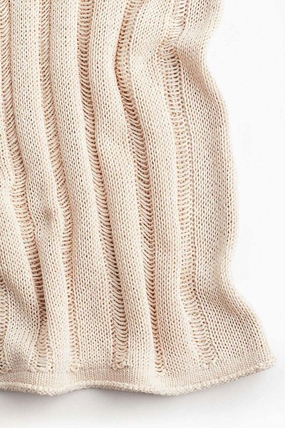 H&M Ladder-stitch-look knitted dress