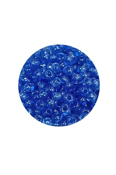 Royaleks 3 mm Cast Glass Sand Beads - 20 Grams Clear Light Blue Bnc163