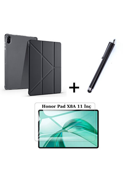 İncisoft Huawei Honor Pad X8A 11 inç Uyumlu Standlı Tablet Kılıf + Ekran Koru...