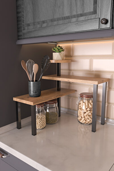 hediye kapında "Ellis" Tezgah Üstü Mutfak Düzenleyici Organizer Baharatlık Er...