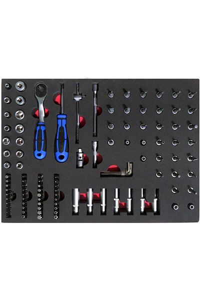 STOREMAX Bystoreby Socket Set 1/4-109 Pieces with Sponge Bed Newdesing 646268