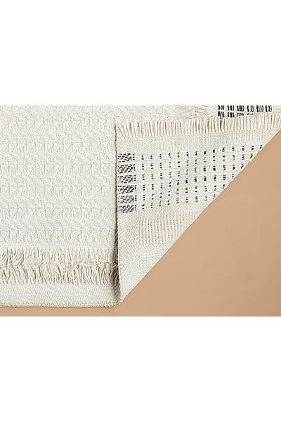 STOREMAX Mrttnca Home Helena Fringed Kilim 120X180 cm Cream Trndymrt 1087243