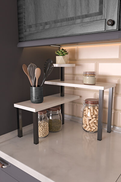 hediye kapında "Ellis" Tezgah Üstü Mutfak Düzenleyici Organizer Baharatlık Er...