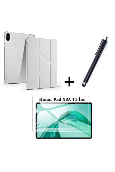 İncisoft Huawei Honor Pad X8A 11 inç Uyumlu Standlı Tablet Kılıf + Ekran Koru...