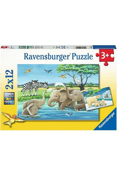 MCreative Chicshop 2X12P Puz Animal Puppies 1002192