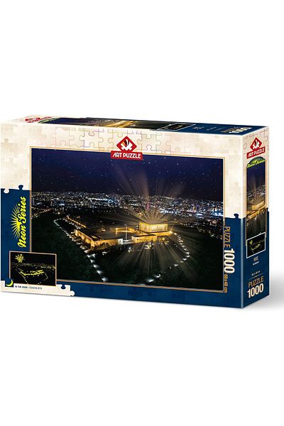 MCreative Nars10 Puzzle Anıtkabir 1000 Pieces Neon Puzzle New Design 1051066