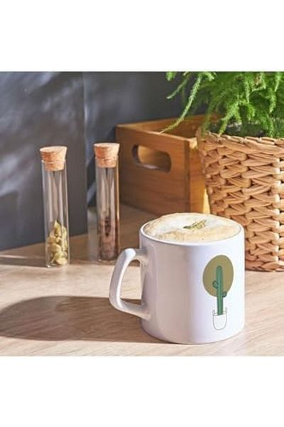 STOREMAX Network Boho Style Cactus Designed Porcelain Mug Cup Art 1087243