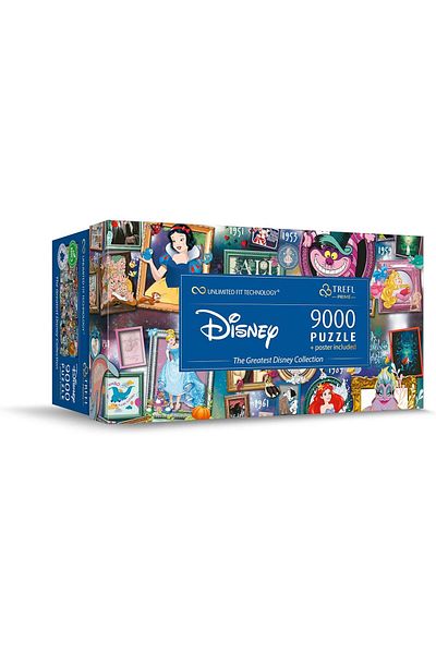 STOREMAX 81020 9000 Piece Large Puzzle, Thickest Cardboard, Organic, Eco, Fairy Tale Character Collage, Adult