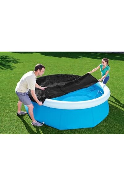 STOREMAX Sellbuyst 2.44 m Round Pool Cover Trendy 266450