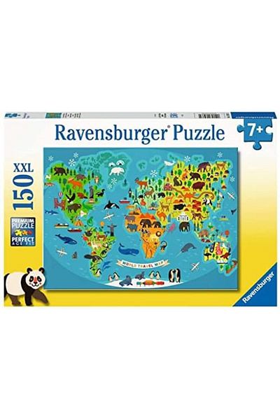 STOREMAX Svtcrt 132874 150 Piece Puzzle Animal Map, Colorful Model 1053513