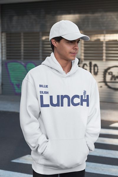 SEVBANO Billie Eilish Design - Unisex Oversize Lunch Printed Singer Hoodie