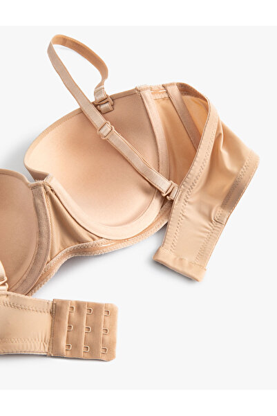 Koton Párnázott, huzalos melltartó pánt nélküli borítással